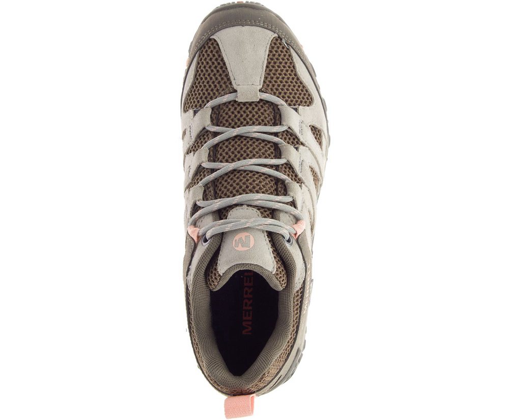 Merrell Hiking Shoes Grey - Alverstone Waterproof - Womens 80WSFHRVQ